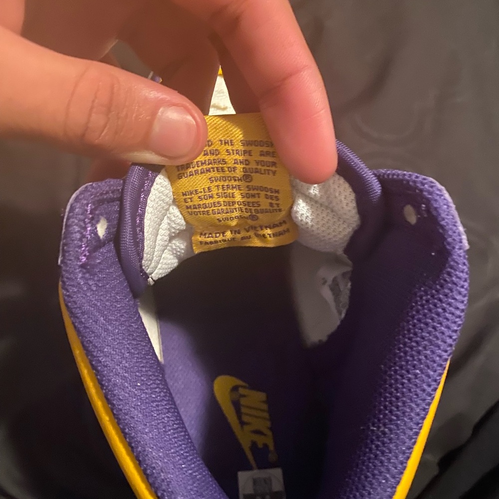 Dunk high “Lakers”
